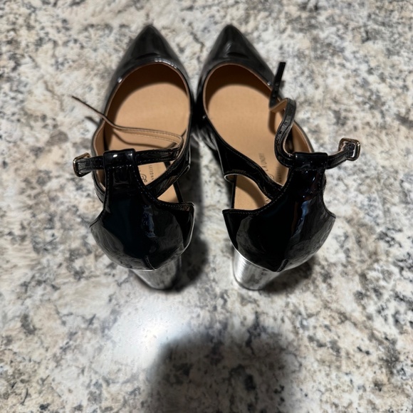 Women’s Black Block Heels with Strap - Picture 7 of 7